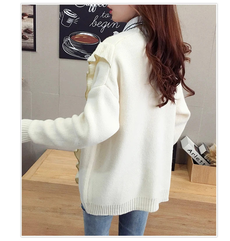 Женская кофта с рукавами летучая мышь повседневный трикотажный свитер