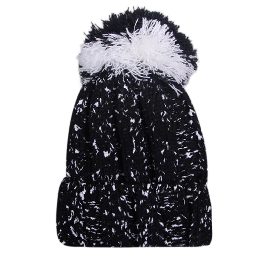 DeePom вязаная шапка с шарфом воротники комплекты для женщин зимняя женская и шарф