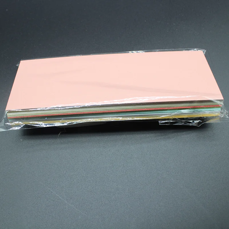 

50sheet 6x16cm Pearlescent Shimmer Douber-side Craft Paper DIY Bookmark Hand-painted Word Card