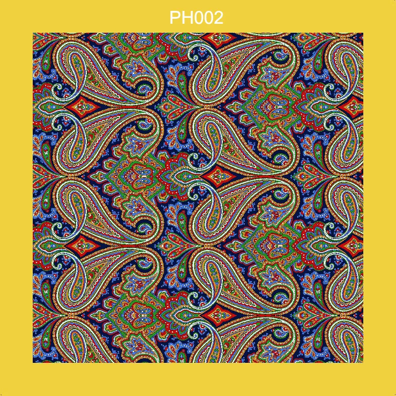 Мужской платок с принтом пейсли большой 32x32 см в горошек для повседневной носки