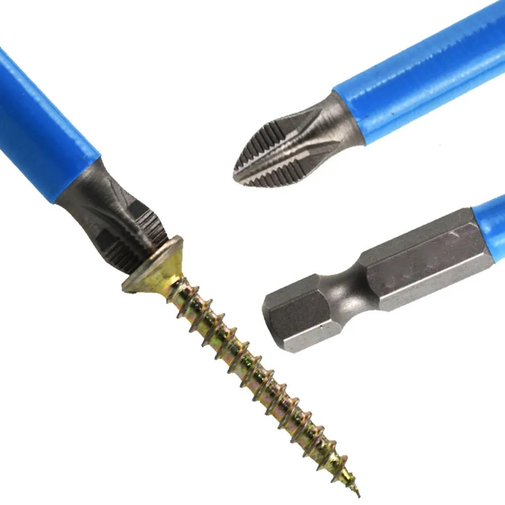 

6PC Screwdriver Bit Insulated Non-Slip Power Tool Accessorie Precision Hex Shank Dropped Screws 50mm/65mm/70mm/90mm/127mm/150mm