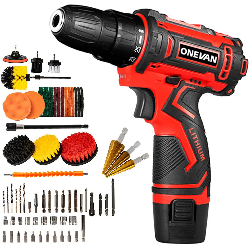 

28N.m Electric Drill 12V Cordless Electric Screwdriver Match Step Drill Universal Joint Shaft Drill Bit Accessories Hand Drill