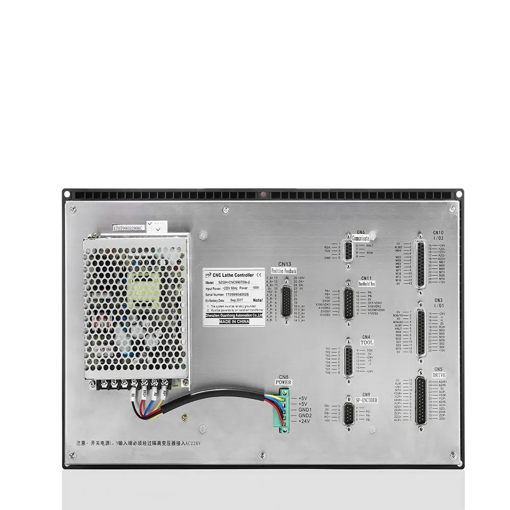 Лучшая цена с USB 2 оси токарный станок с ЧПУ DSP контроллер для токарного и токарного станка с PLC лестницей AC сервопривод общее решение