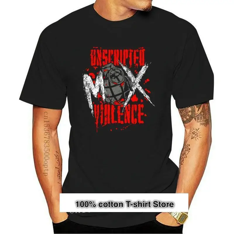 

Camiseta nueva de Jon Moxley sin escritura Mox Violence Man Us, regalo de cumpleaños, tallas hasta 5Xl
