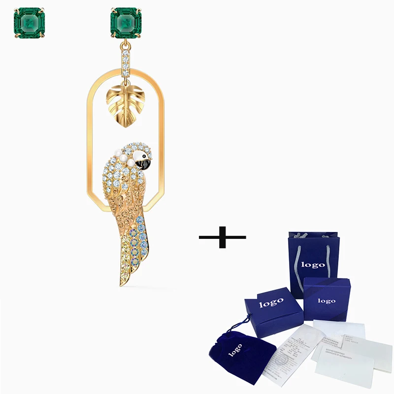 Новинка 2020 элегантные качественные тропические садовые цветные серьги SWA в виде