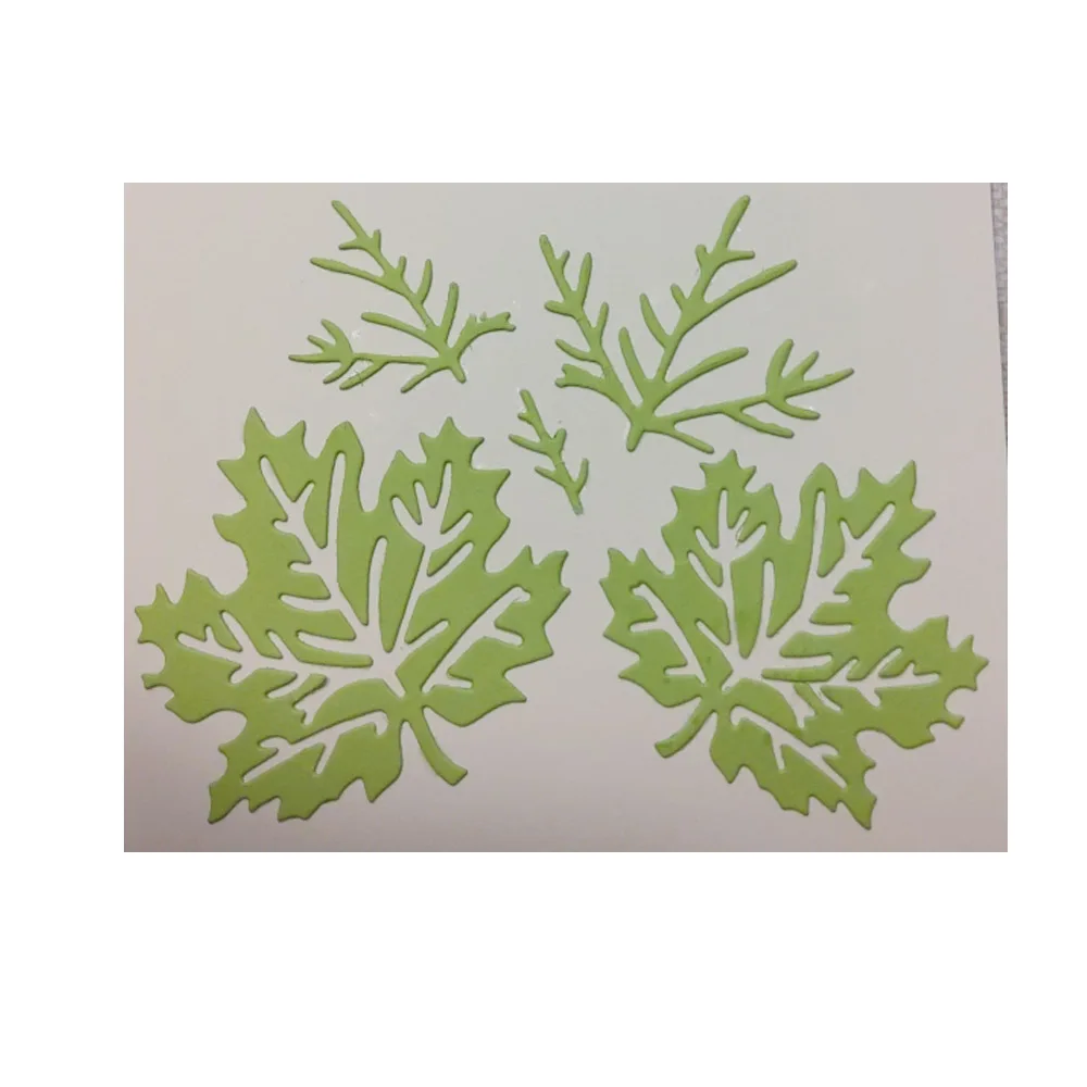 2 шт./лот пресс-форма для резки листьев трафарет скрапбукинга бумаги альбома