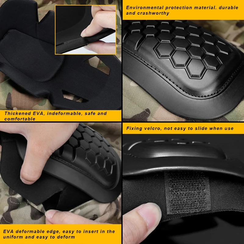 Тактические Боевые наколенники G4 комплект защитного снаряжения налокотники для