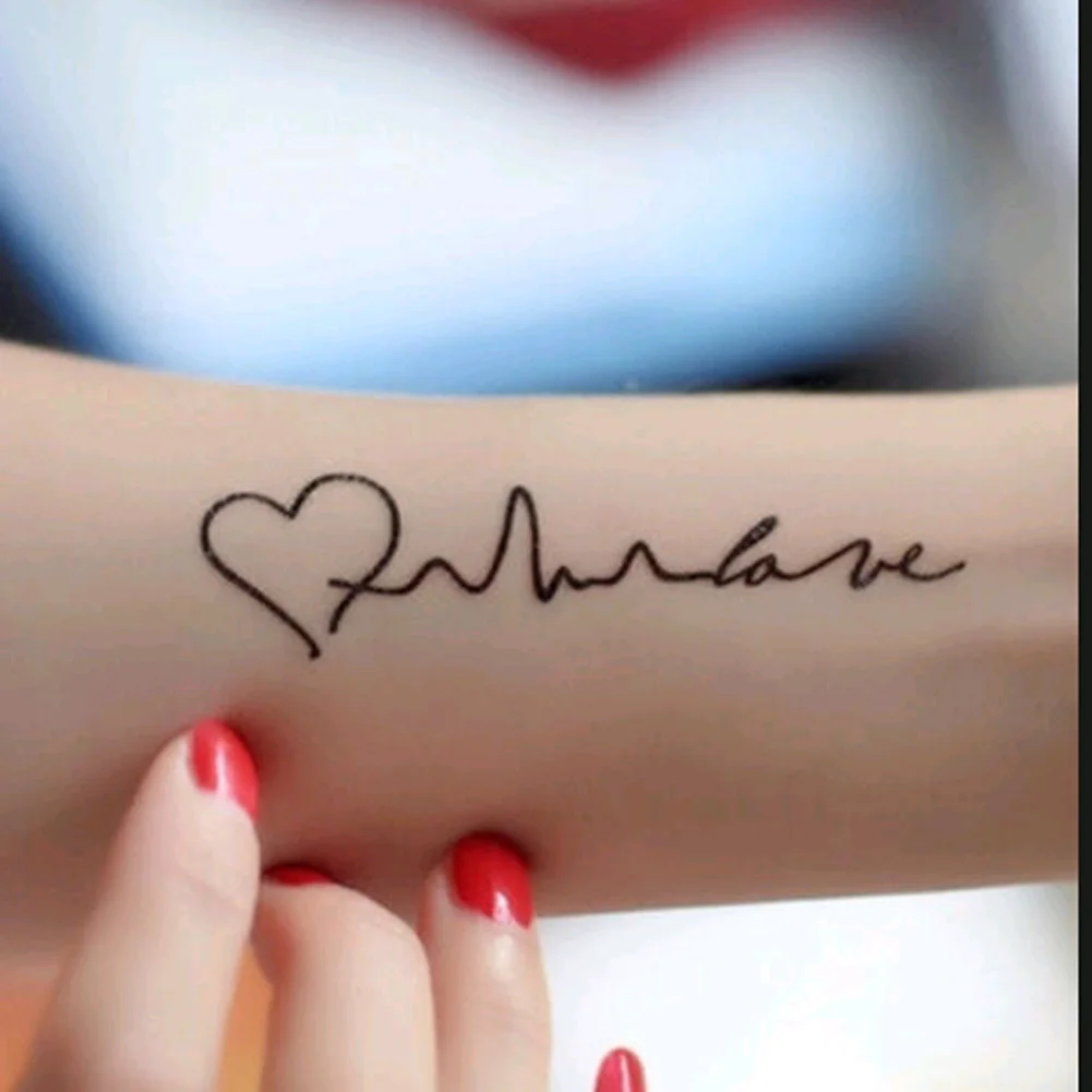 Новое поступление горячая Распродажа электрокардиограмма искусство временных