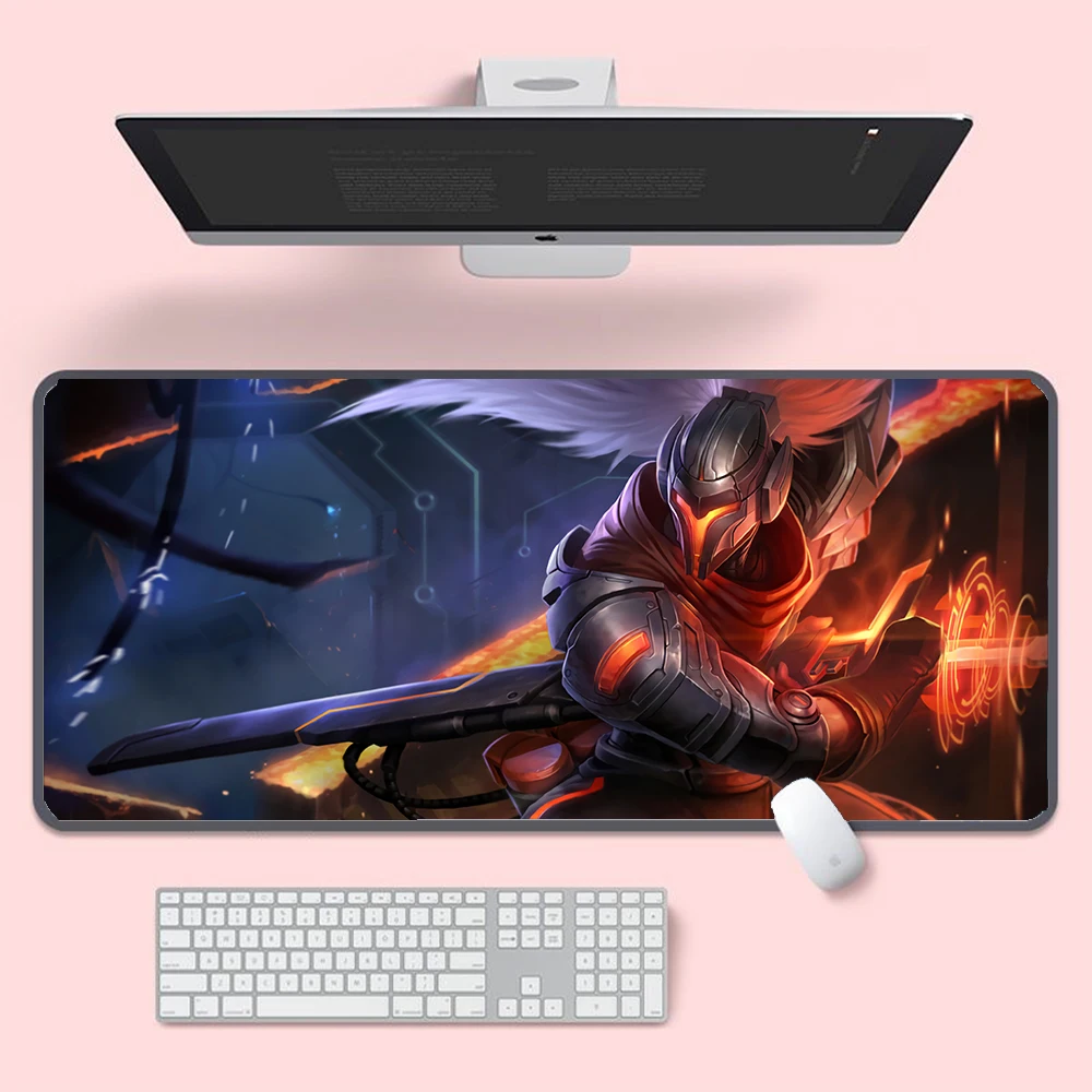 

high-end mouse pad creative ins tide gaming computer desk keyboard office long table mat non-slip kawaii mats very cool LOL mats