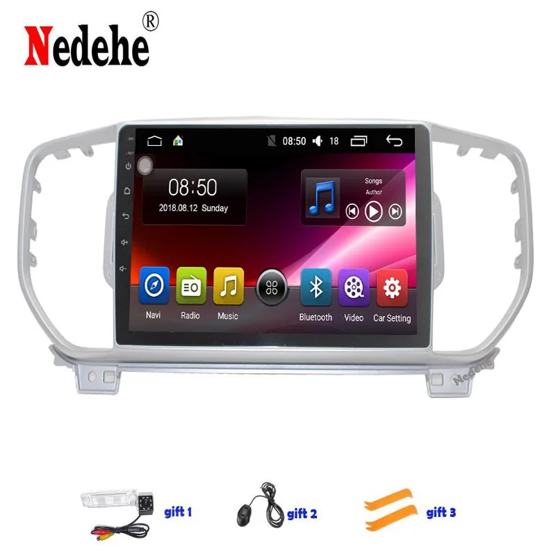 9 дюймов 4 Гб ОЗУ 64 ПЗУ Android 0 автомобильный dvd-плеер для Kia sportage 2015-2017 ПК gps-навигация