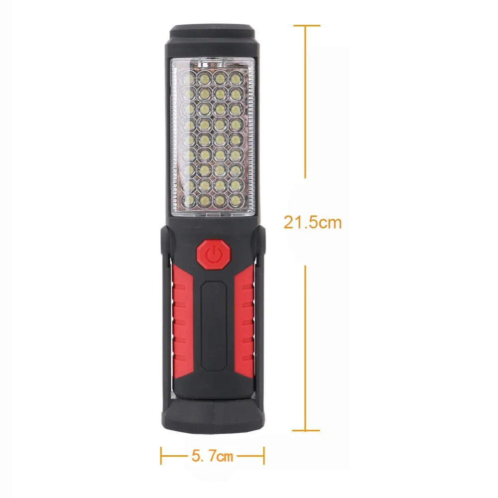 USB зарядка/3 * AA 36 + 5LED Магнитный ручной фонарик для работы аварийный инспекционный