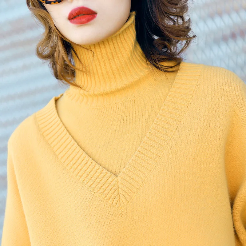 Plus Size Women's High Collar Long Sleeve Knit Sweater Dress Two-piece Set Sweatsuit | Женская одежда