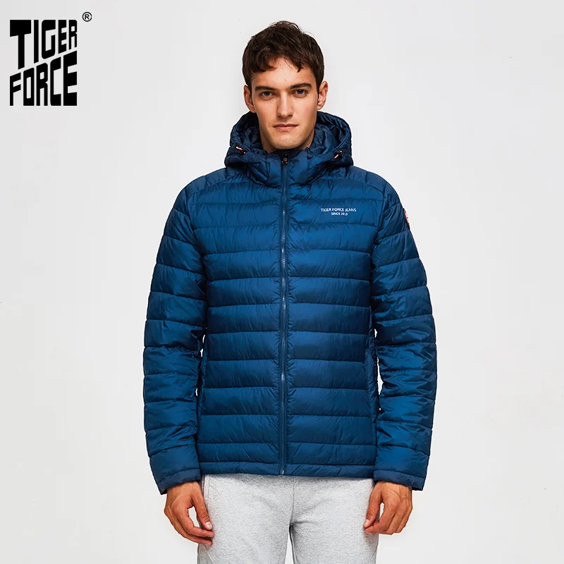 TIGER FORCE 100% полиэстер весна мужская куртка мужчины толстые куртки мужские
