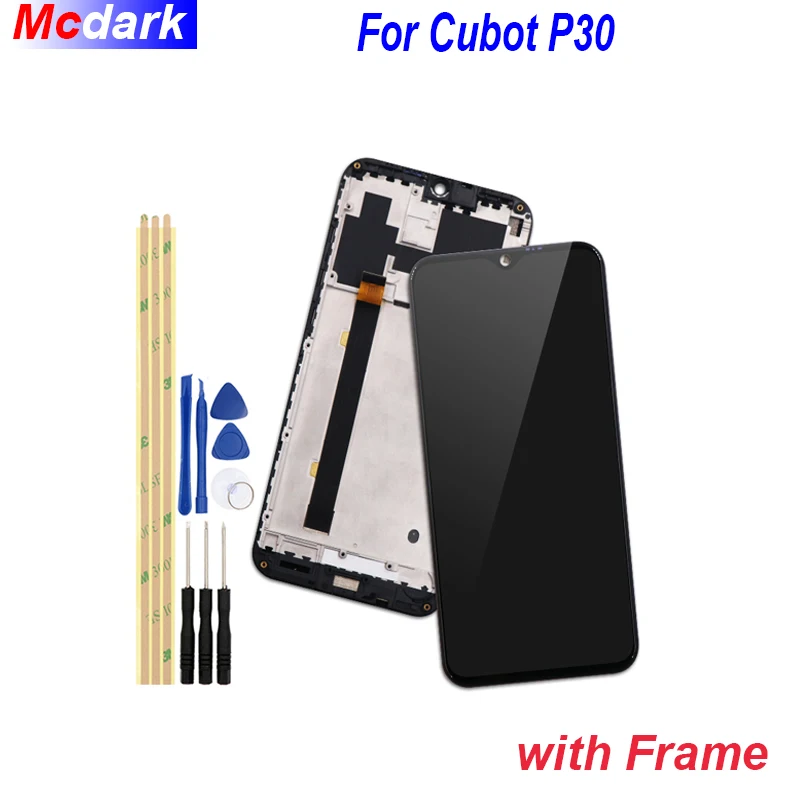 Жк дисплей и сенсорный экран с рамкой для Cubot P30 6 3 дюйма дигитайзер в сборе замена
