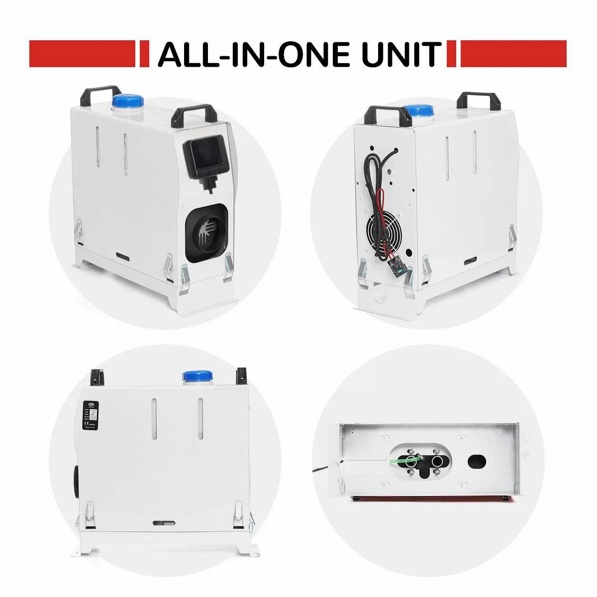 8KW 12V «Все-в-одном» воздуха Отопление с дизельным топливом одно отверстие автомобильного обогревателя Кондиционер машина+ дистанционный пульт с lcd Дисплей для грузовика лодка
