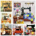 Алмазная 5D живопись, полностью Алмазная Новая Художественная швейная машина, Алмазная мозаика, вышивка, украшение для дома