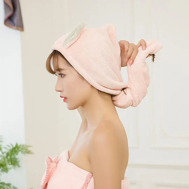 

Magic Microfiber Hair Fast Drying Dryer Towel 25cmx65cm Bath Wrap Hat Quick Cap Turban Dry