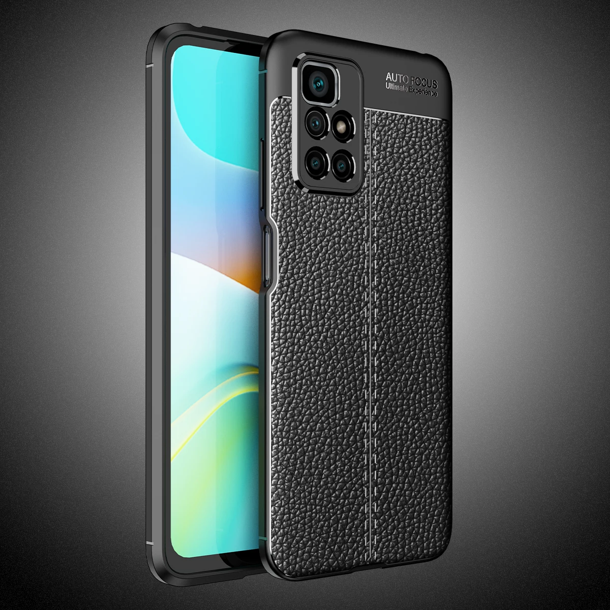 

Чехол для POCO M4 Pro 5G из искусственной кожи с зернистой текстурой, мягкий силиконовый чехол для Xiaomi POCO M4 Pro, чехлы