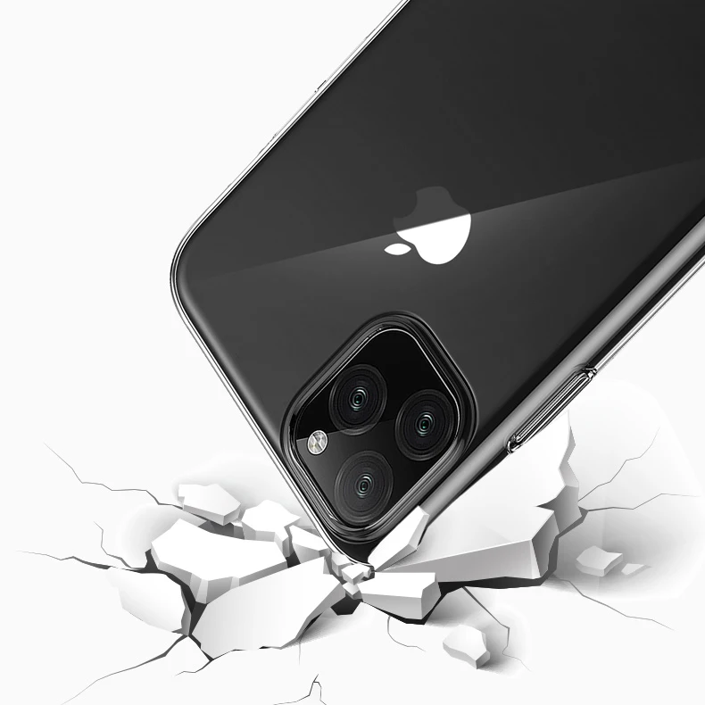 Прозрачный мягкий гибкий чехол из ТПУ для Apple iPhone 11 Pro Max X 8 7 6s 6 Plus 5 5S 5c SE 4 4S Ультра