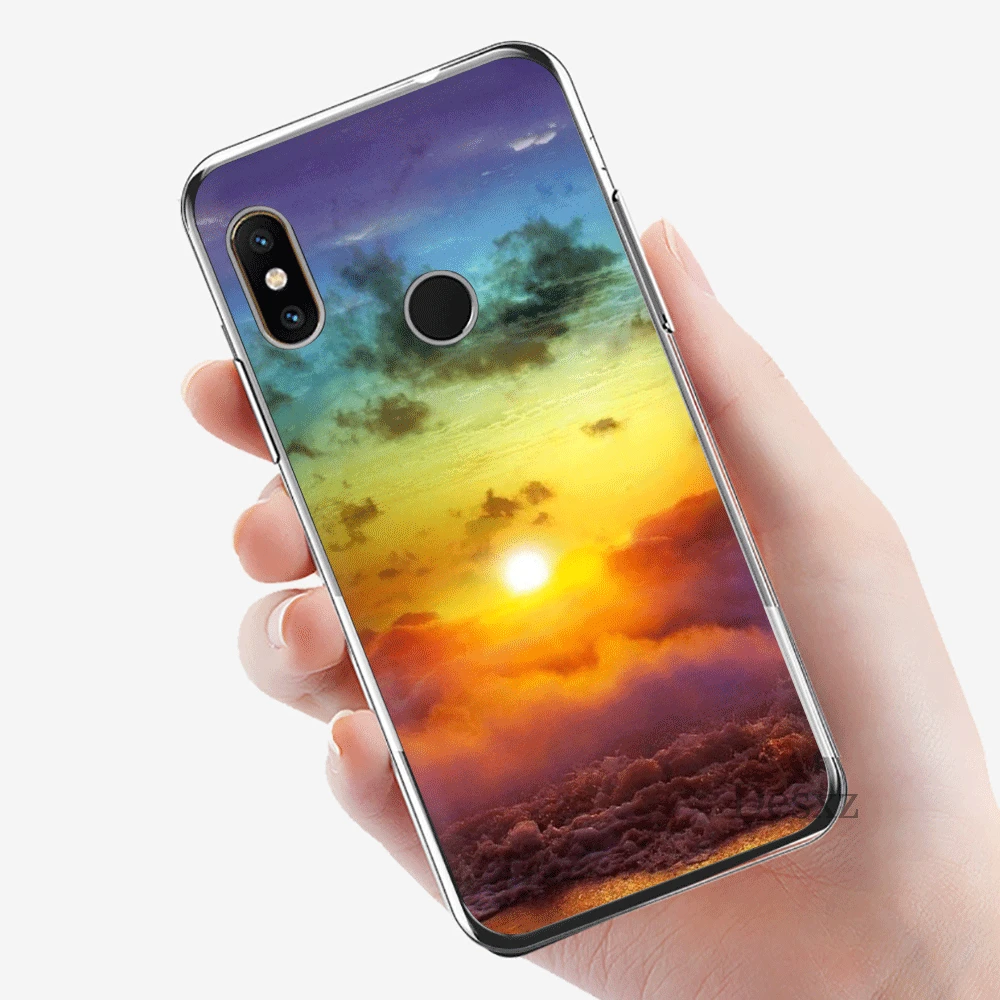 Мобильный чехол для телефона из ТПУ Xiaomi Redmi Note 4 4X5 5A 6 7 8 Pro крышка облако дождь с
