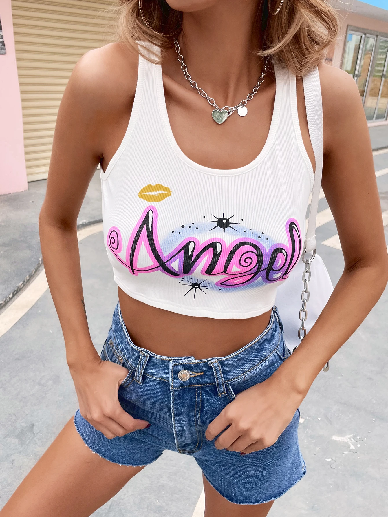 

Tank Tops Sexy Crop Vest Solid Harajuku Korean Female Off Shoulder Knitted Khaki Summer Women Tops Sleeveless Sexy Top All-match
