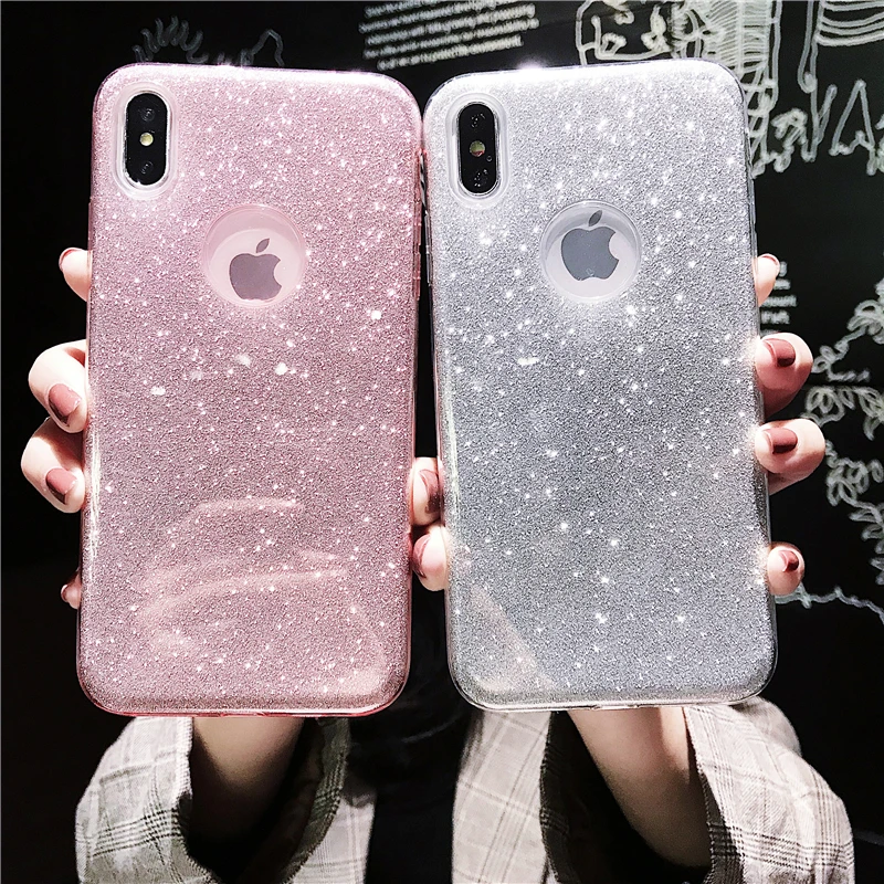 Роскошный блестящий ударопрочный чехол со звездами для iPhone 11 Pro Max X XS XR 12 Mini 6S 7 8 Plus