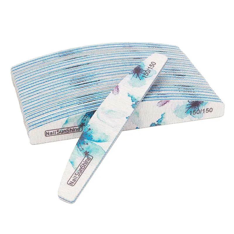 5 шт. профессиональная пилка для ногтей 150/150 Грит набор гелевые пилочки Набор