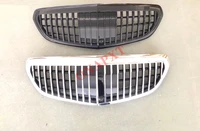 car styling middle grille for mercedes benz e class w212 2014 2015 modified to maybach front bumper center grille vertical bar