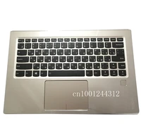 russian new for lenovo ideapad yoga 910 13 910 13ikb palmrest upper case keyboard bezel cover w fingerprint gold 5cb0m35096