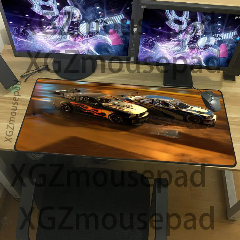 

XGZ Exquisite car mouse pad large size table pad e-sports essential home office waterproof non-slip keyboard pad