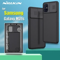 for samsung m31s case casing nillkin slide camera protection lens protect privacy shockproof cover for galaxy m31s funda capa