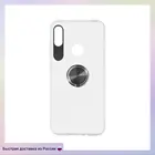 Чехол с кольцом-держателем для Huawei Honor 8AY6 (2019) DF hwTRing-01 (black)