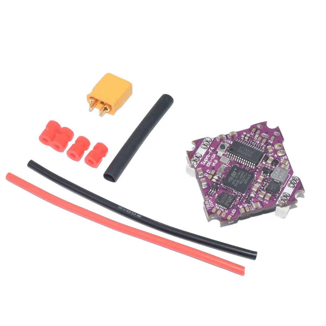 Supra-F4-12A V1.0 F411 F4 Контроллер полета AIO OSD BEC & 12A BL_S 2-4S 4в1 ESC для радиоуправляемого