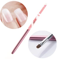 pro nail art uv gel painting brush pen with cap pink salon tool ombre brush for gradient for gel nail polish painting drawing