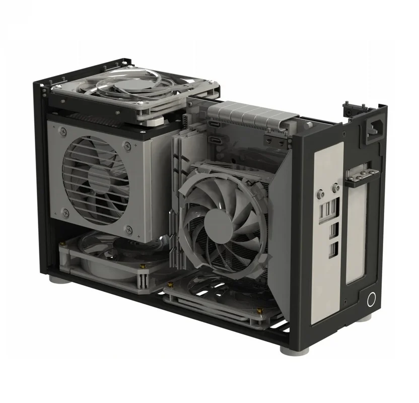 

ZS-A4 Modular Computer Case Version V3.2\ 8.4L Volume All Aluminum Itx Sfx