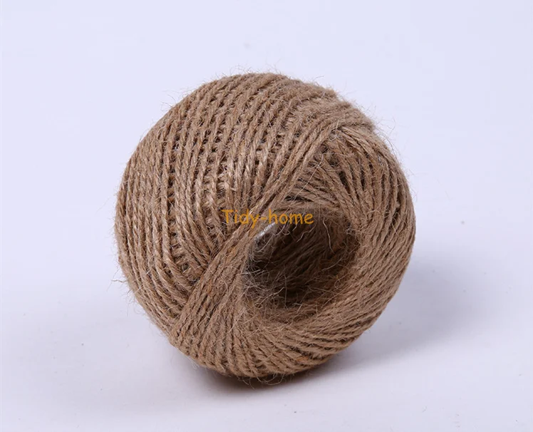 100 ярдов натуральный пеньковый Канат из натурального джутового шпагата джутовый