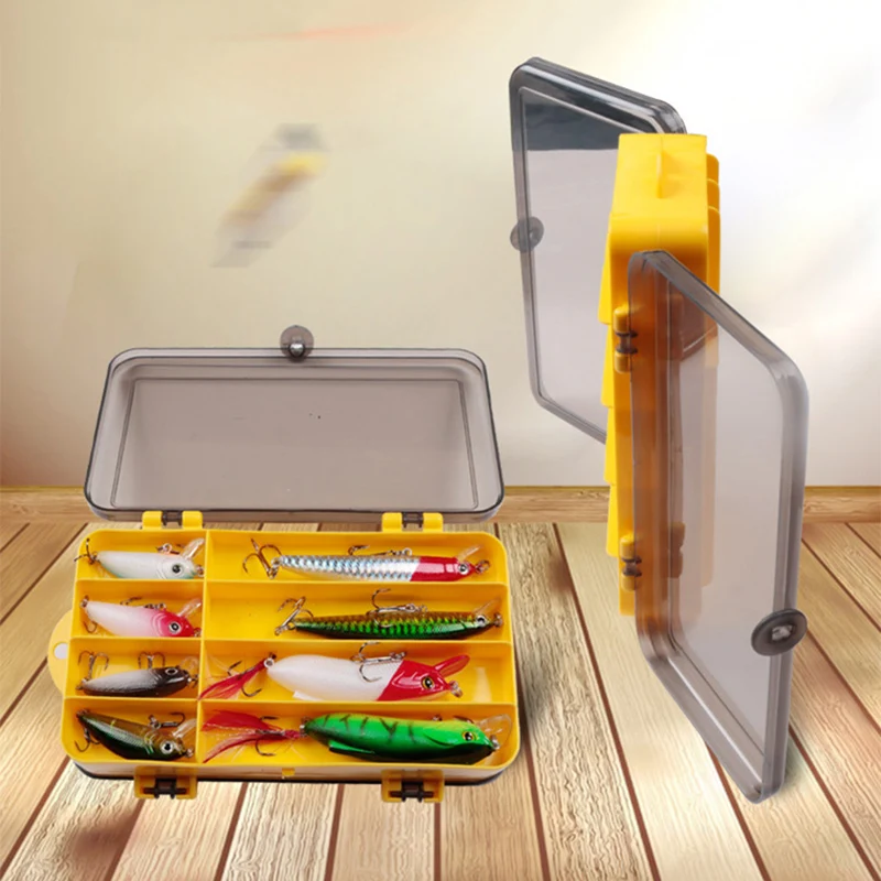 

Fishing Lure Hook Storage Boxes 18cm*10cm*5cm Double Sided Fishing Tackle Accessory Boxes Portable Fishing Bait Lure Boxes X834Y