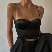 2022 new summer women fashion sexy tank vest ladies ssuspenders slim crop top tight camisole female clothing solid streetwear