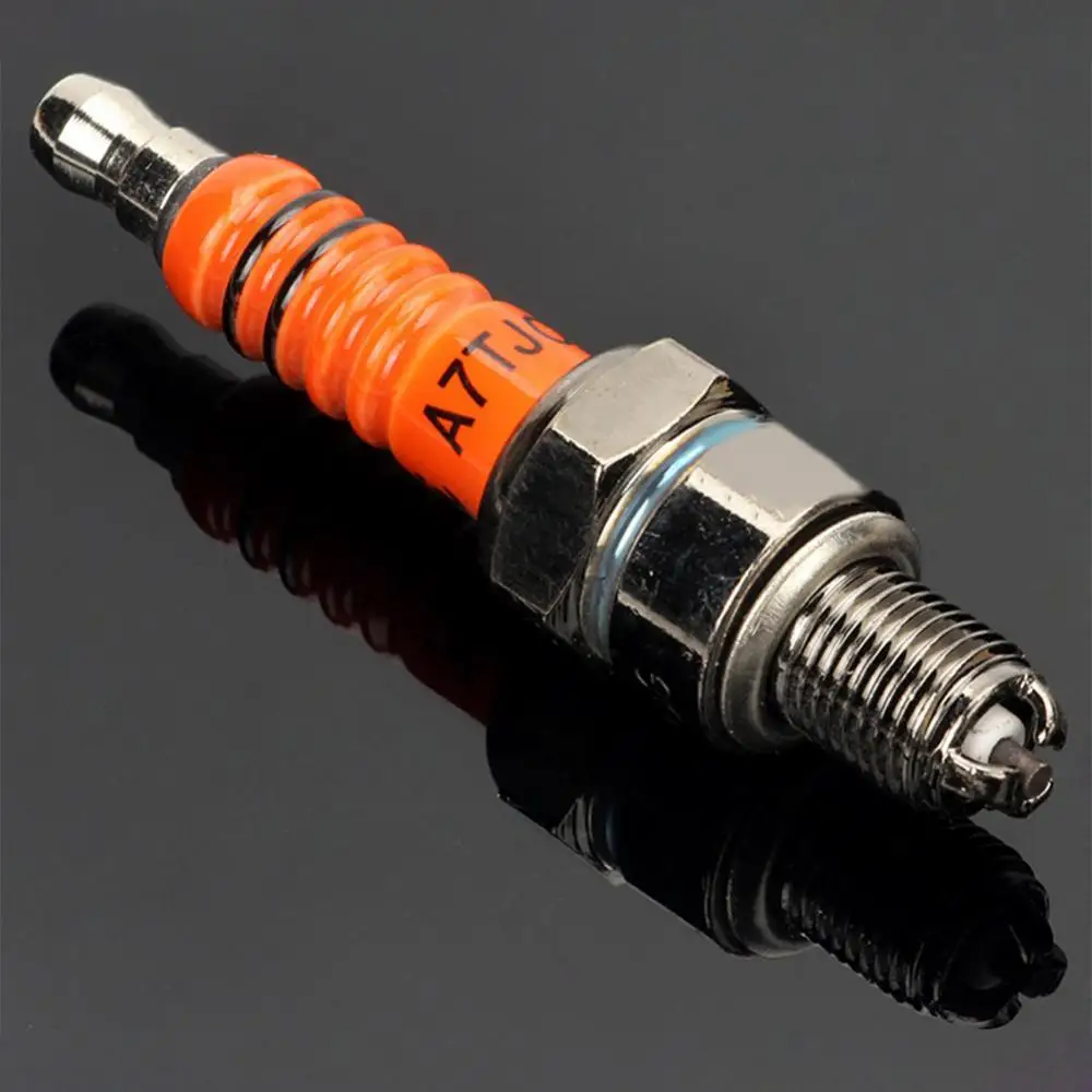 

40% Dropshipping!! A7TC 3-Electrode Motorcycle Spark Plug Motorbike Auto Vehicle Replacement Parts