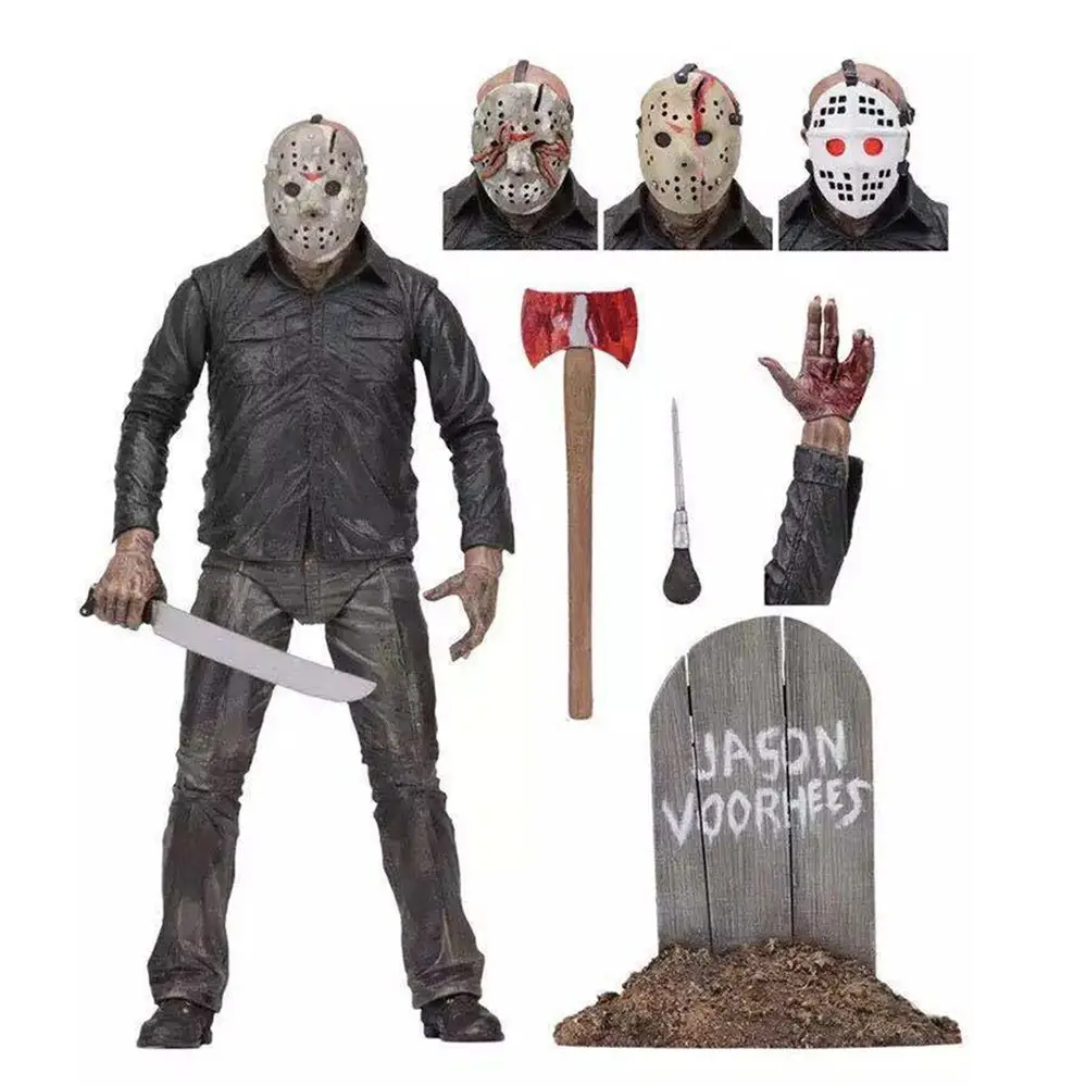 Halloween Horror Movie BJD Figure Doll with Accessoies Freddy Leatherface Chucky Jason Myers Pennywise Sam Collection Toys | Игрушки и