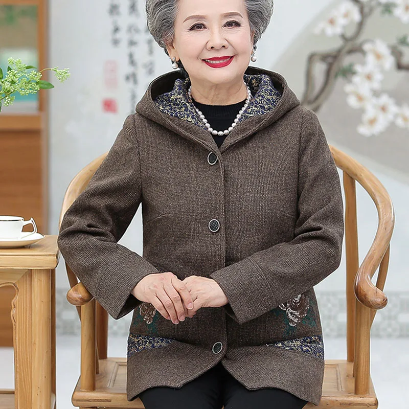 Новинка куртка для женщин среднего возраста Женская с добавлением хлопка