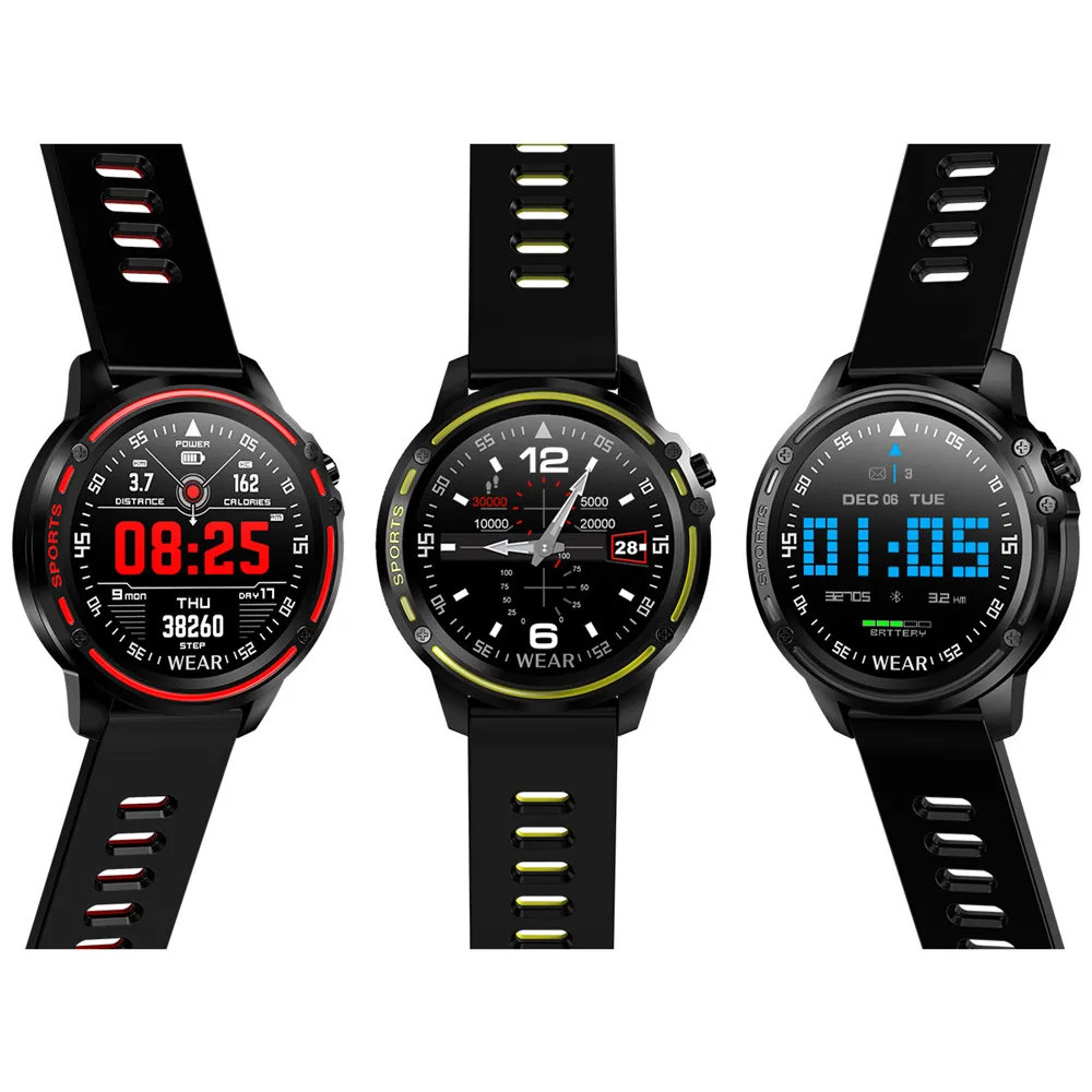 Greentiger новые L8 Смарт-часы для мужчин ЭКГ+ PPG IP68 Водонепроницаемый кровяное давление фитнес-трекер для измерения сердечного ритма спортивные Смарт-часы VS L5 L7
