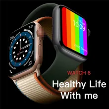 Original IWO W66 Smart Watch Series 6 Support Bluetooth Call Heart Rate ECG Pedometer Customize Watch face Men Women Smartwatch