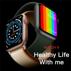 original iwo w66 smart watch series 6 support bluetooth call heart rate ecg pedometer customize watch face men women smartwatch free global shipping