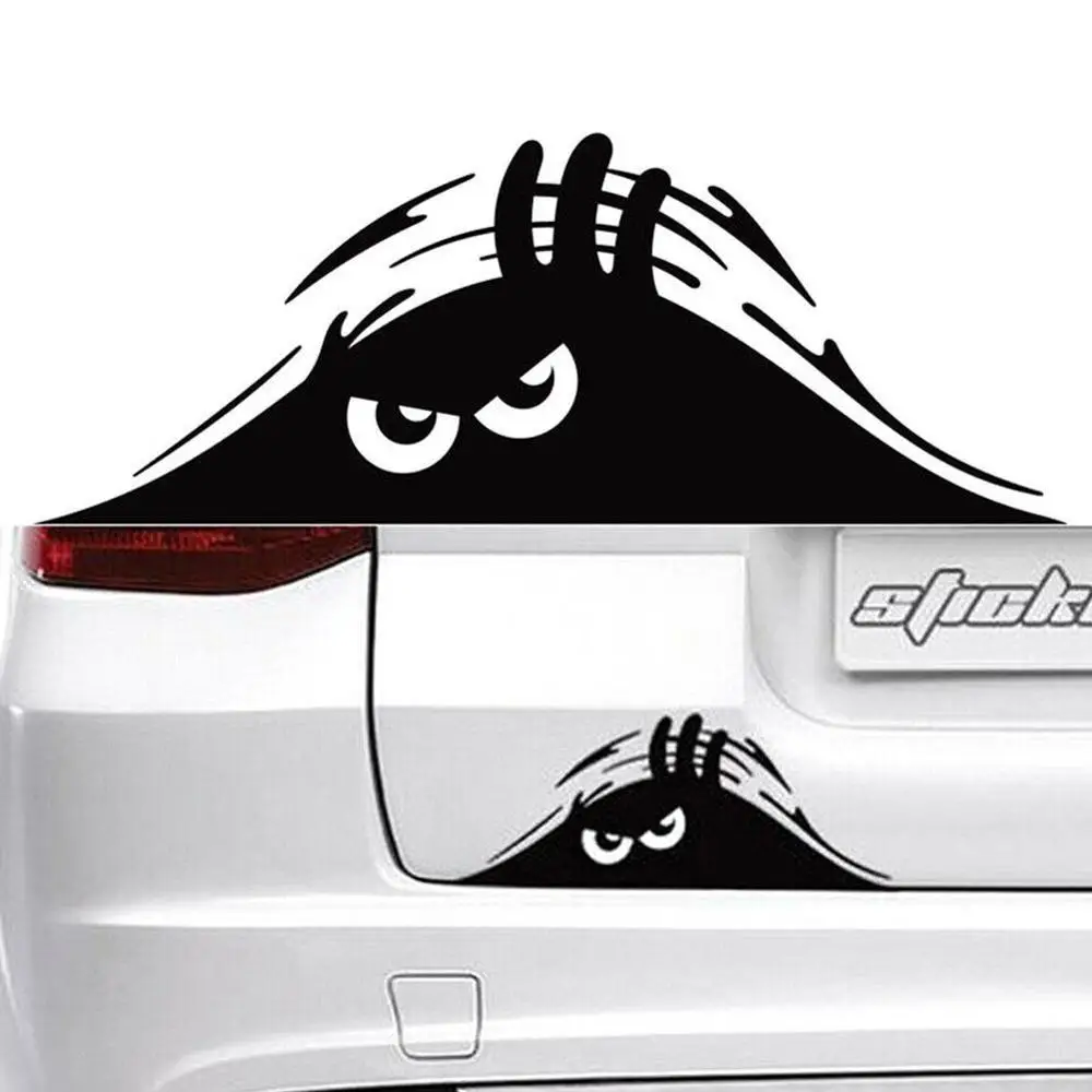 

Waterproof Self-adhesive Car Sticker Scratch Cover Decal Auto Decoration Funny Peeking 3D Big Eyes Sticker Car Styling