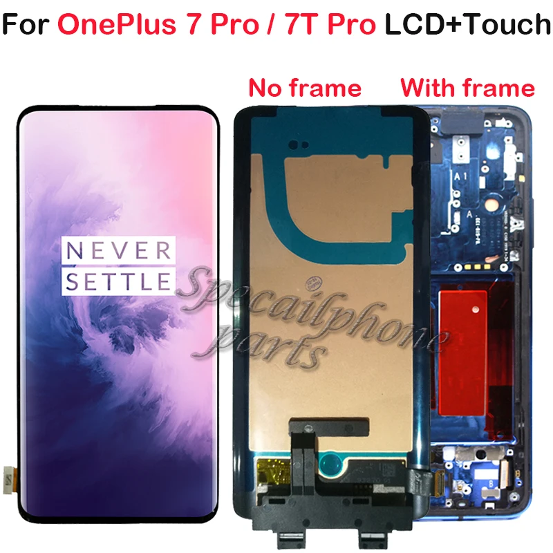 ЖК дисплей AMOLED для Oneplus 7 PRO сменный сенсорный экран oneplus 7T pro оригинал|Экраны