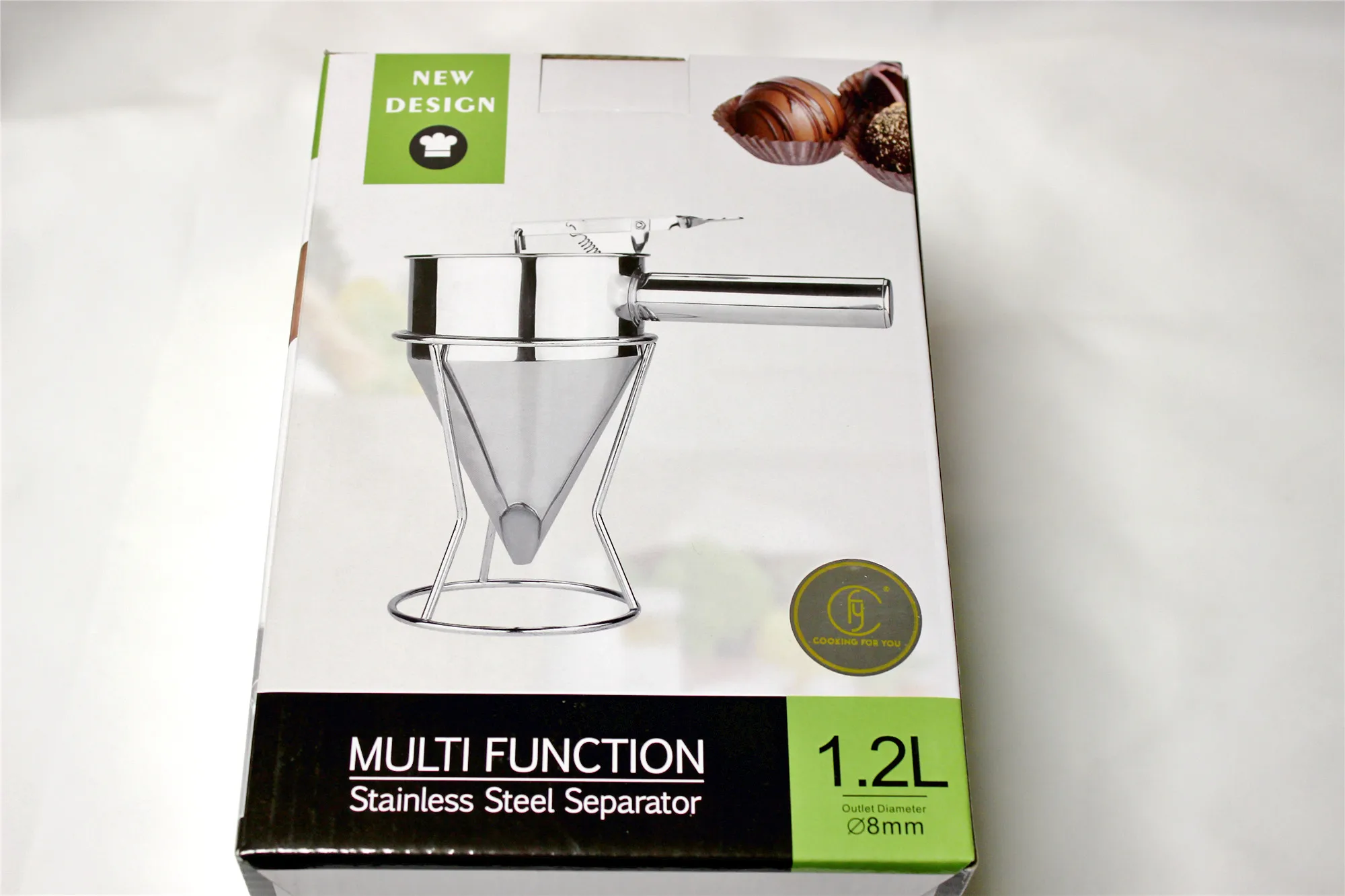 

304 Stainless Steel Fish Ball Funnel Pancake Batter Dispenser Cake Tools Handheld Stirring Kitchen Tool Kitchen Gadgets