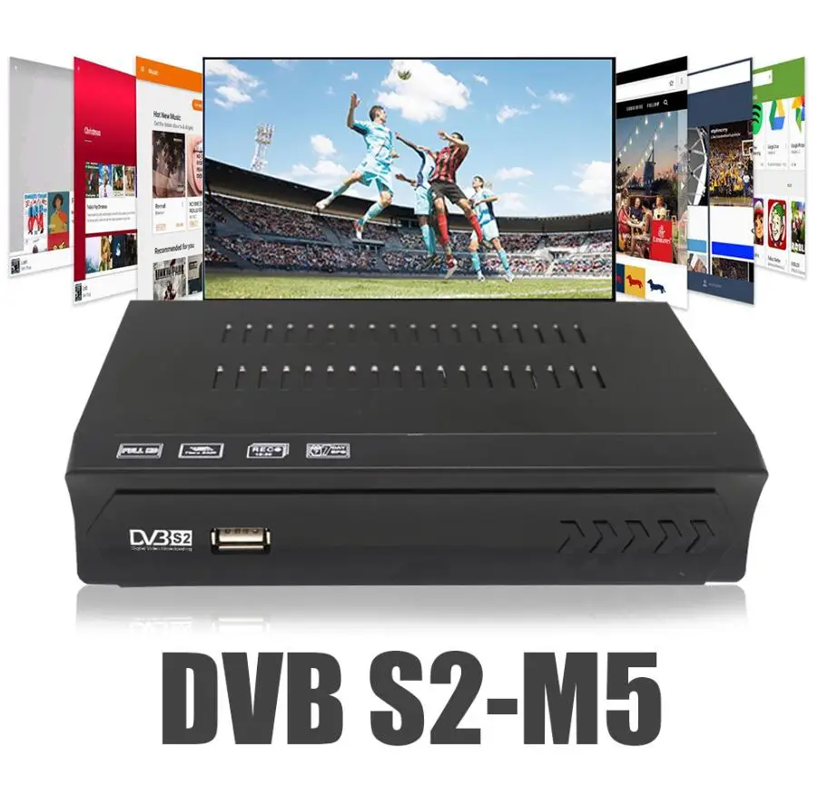 Новый ресивер FTA HD DVB S2 спутниковый совместим с S/Mpeg 4 поддерживает BISS Key dvb s2 s sat|dvb