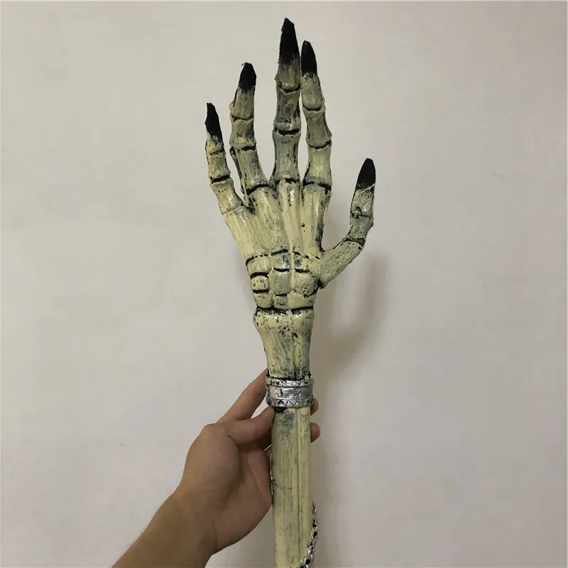 Реквизит для косплея на Хэллоуин страшный скелет захват оружие из искусственной