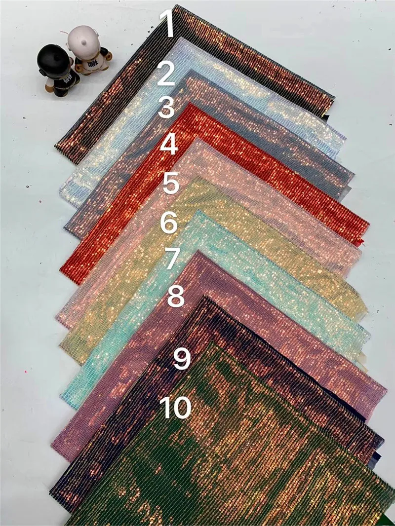 

5 Yards/pc Hot sale peach french net lace fabric match nice sequins african mesh lace for party dress ZD3-5